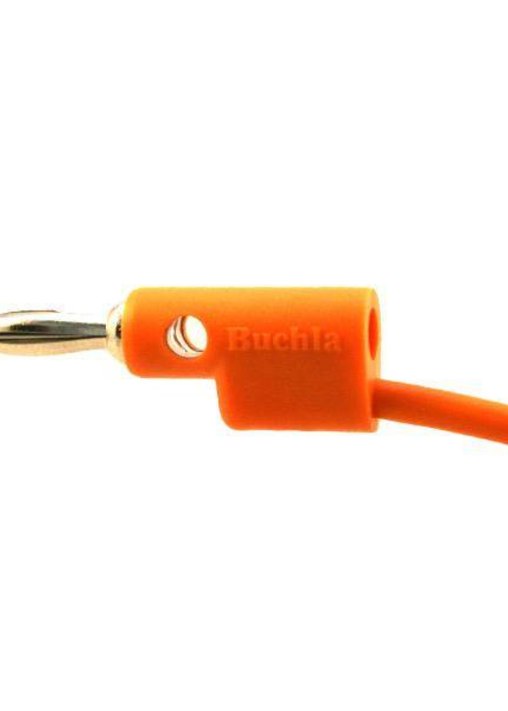 Buchla Banana Cable, 10”, Orange