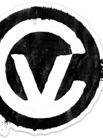 Control Voltage Stamp Sticker, Black on White, XL