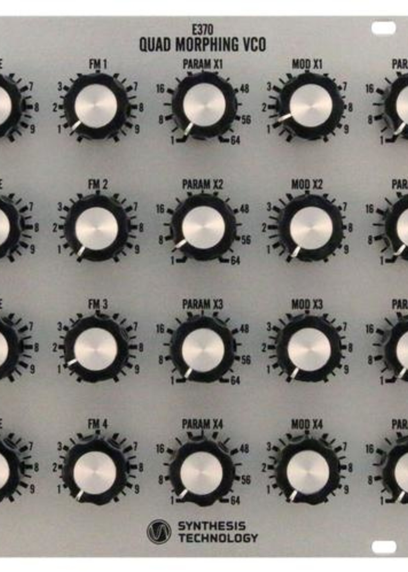 Synthesis Technology E370 Quad Morphing VCO, Silver