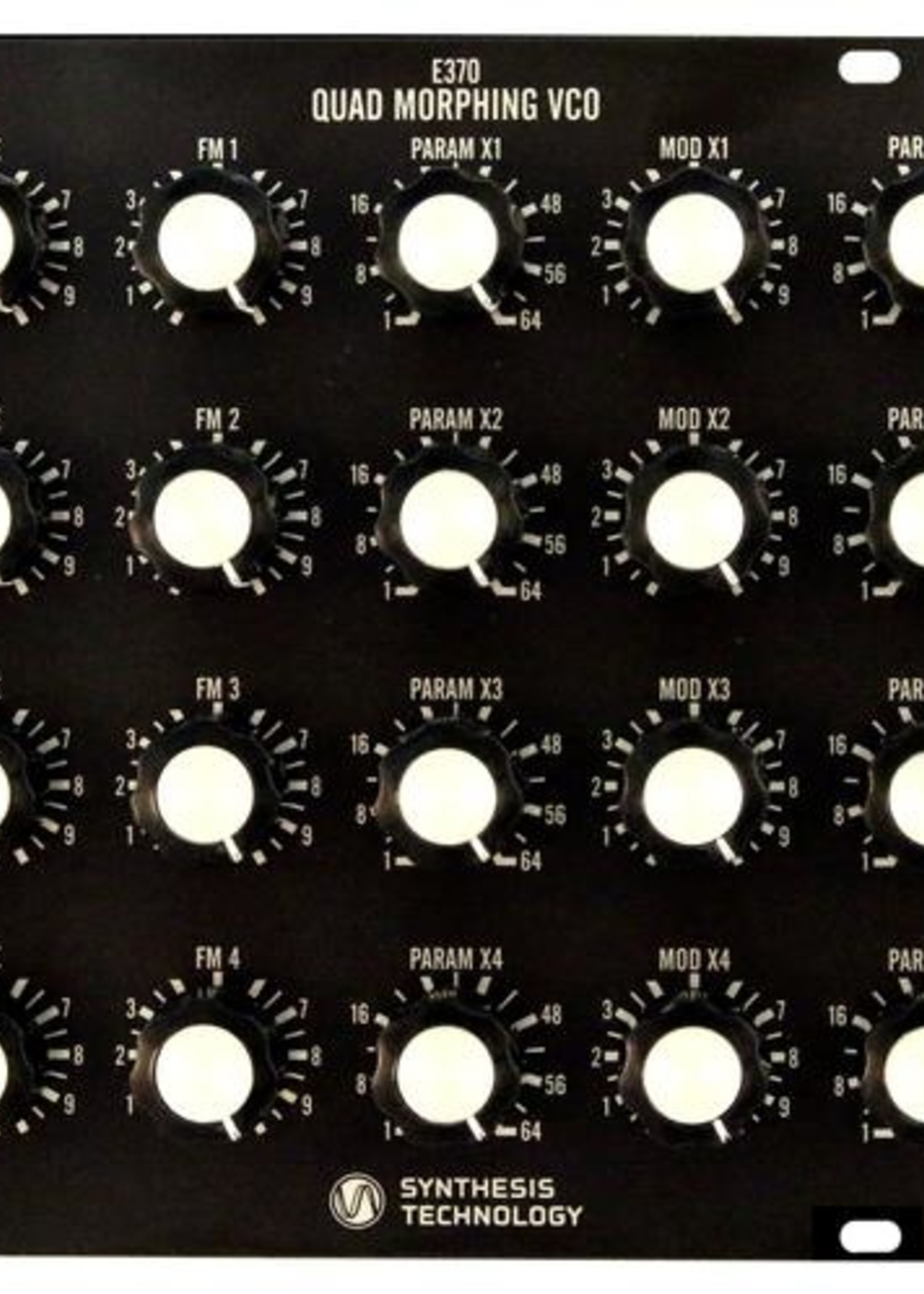 Synthesis Technology E370 Quad Morphing VCO, Black