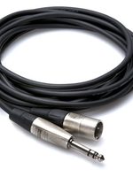 Hosa Pro Microphone Cable, XLR Male to 1/4" Balanced, 10ft