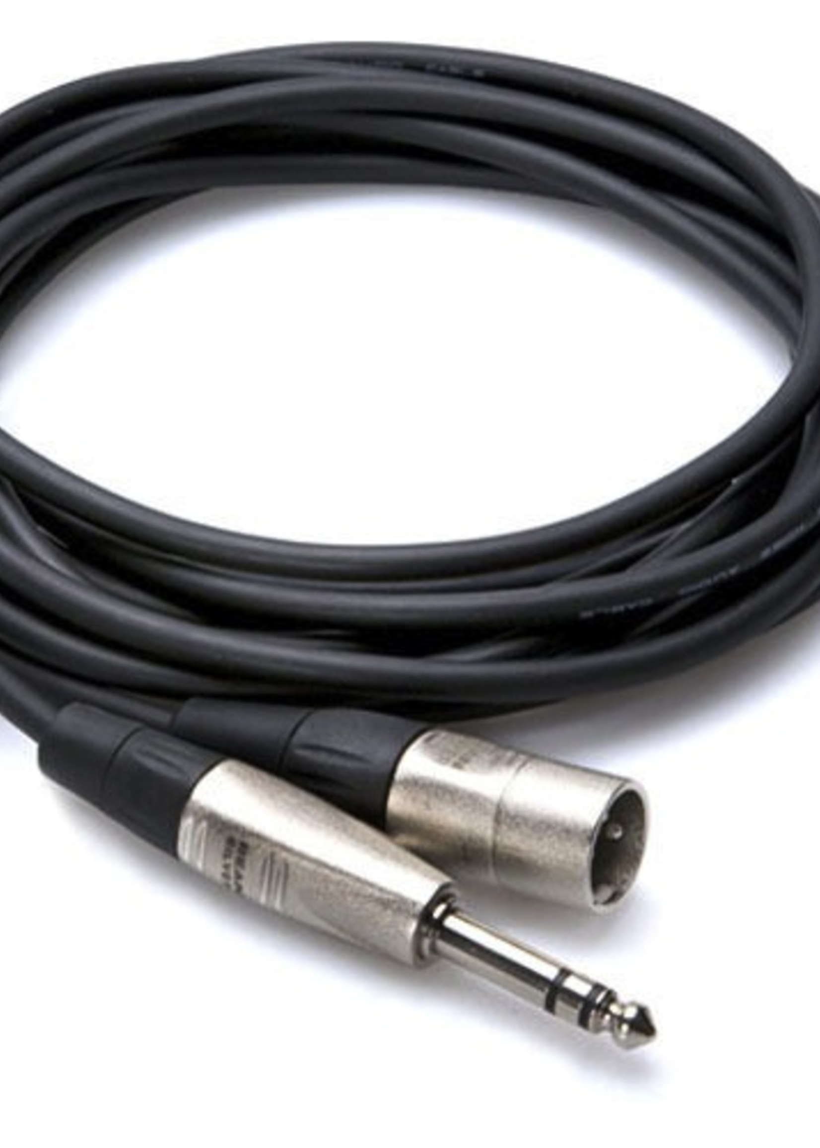 Hosa Pro Microphone Cable, XLR Male to 1/4" Balanced, 10ft