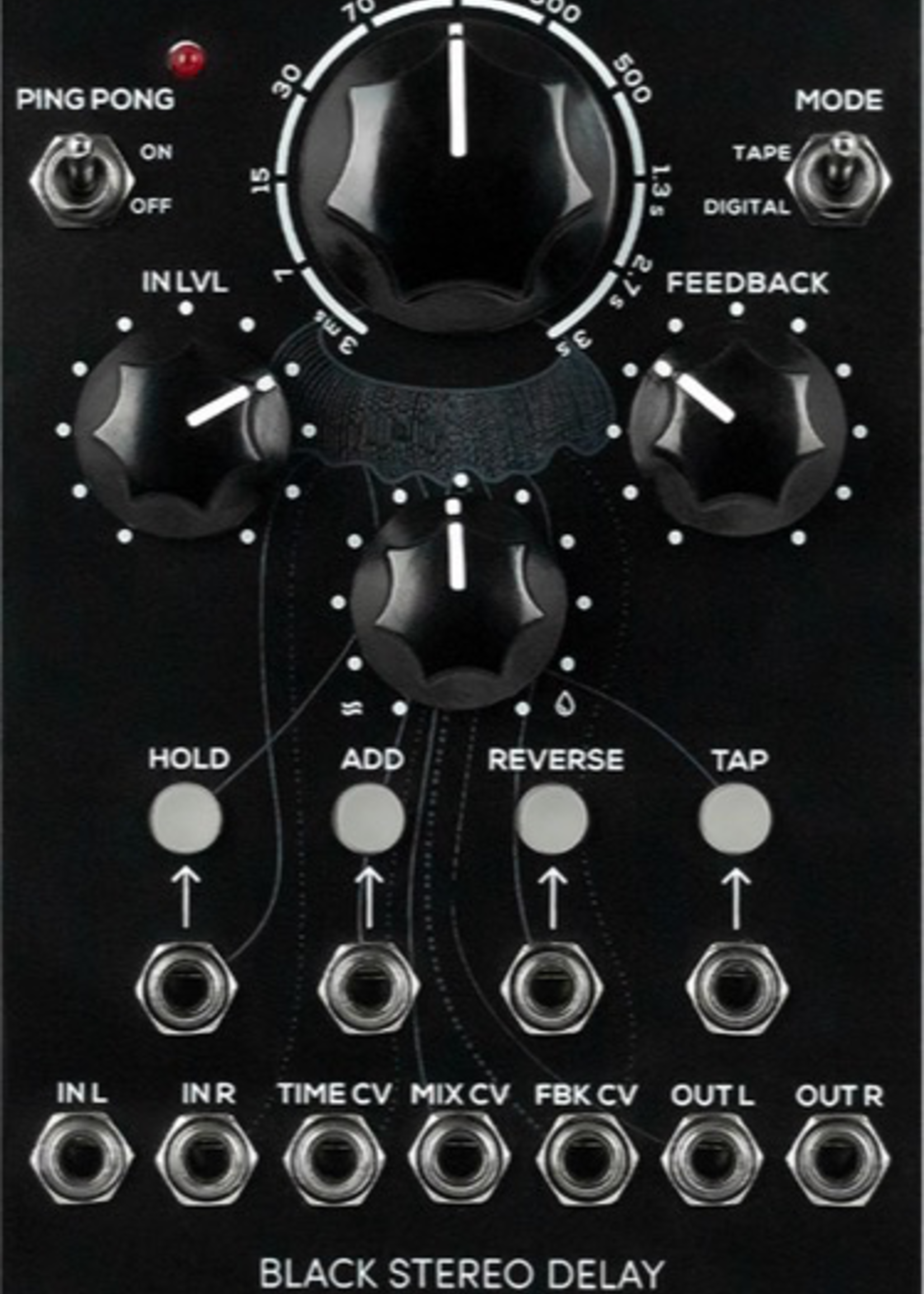 Erica Synths Erica Synths Black Stereo Delay