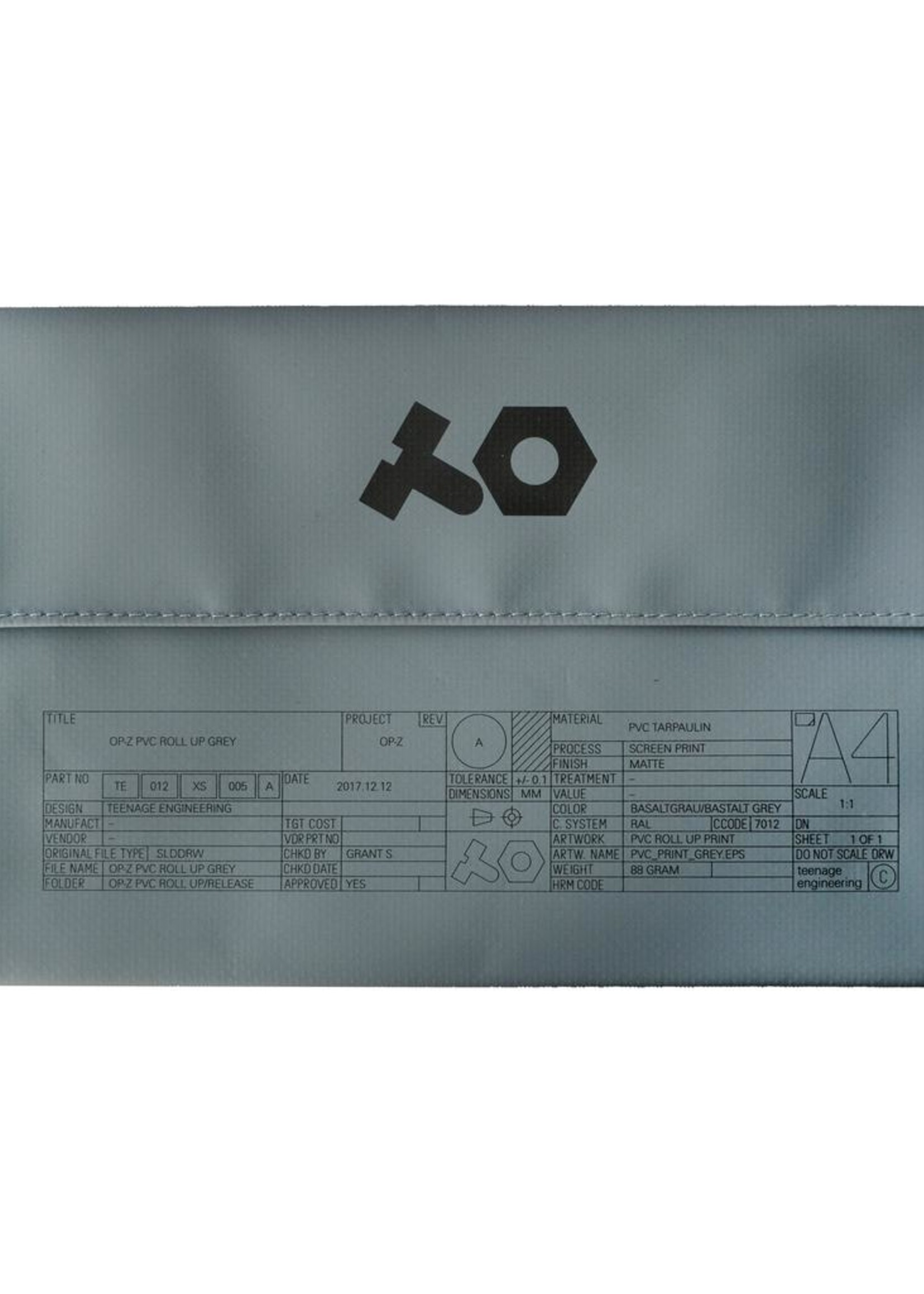 Teenage Engineering OP-Z Roll Up Case (PVC), Grey