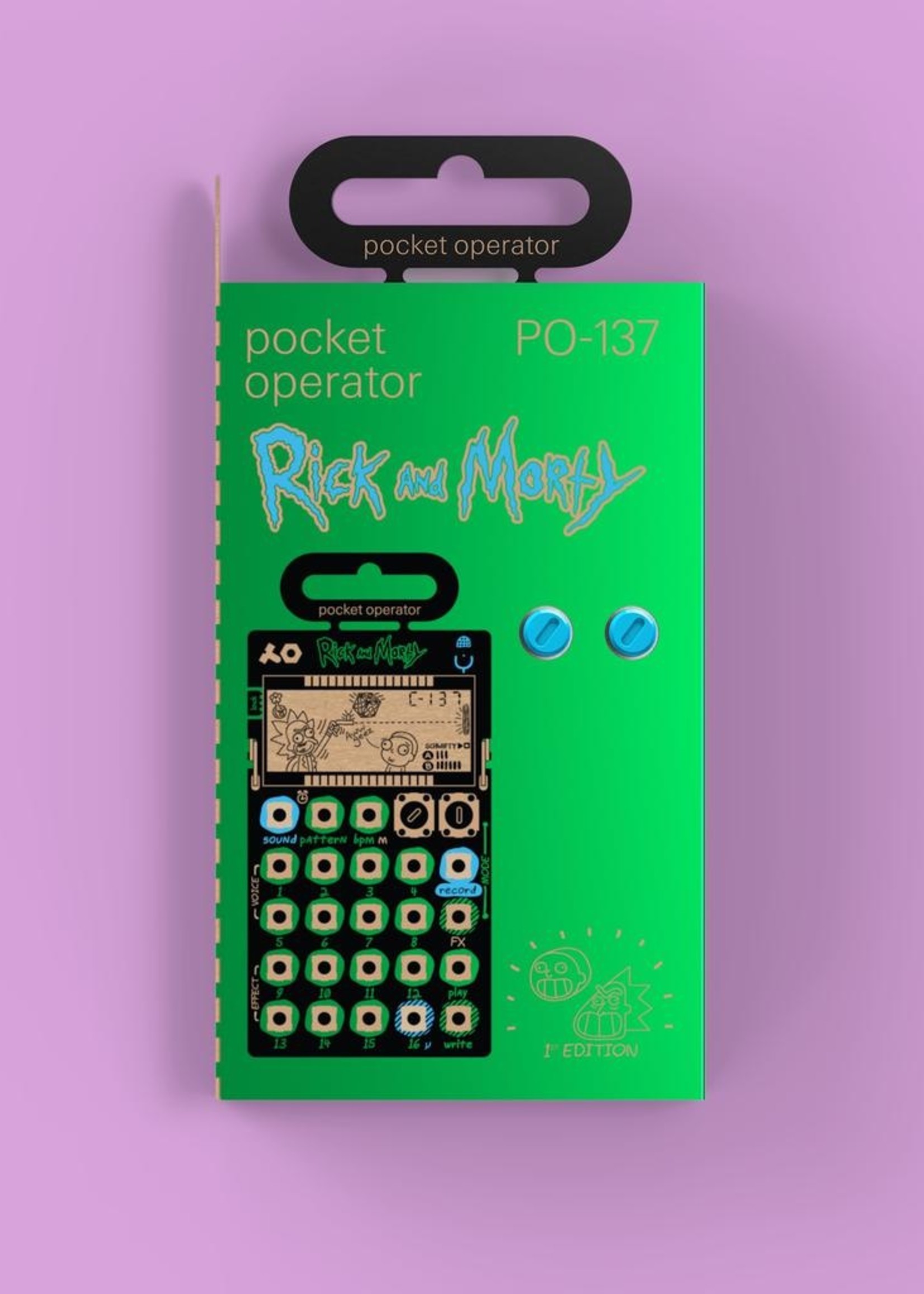 Teenage Engineering Pocket Operator PO-137 Rick & Morty