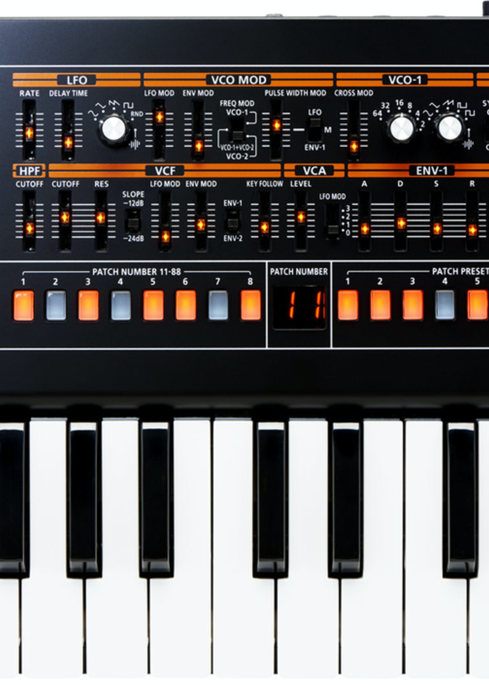 Roland JP-08 Jupiter w/ K-25M Keyboard, USED