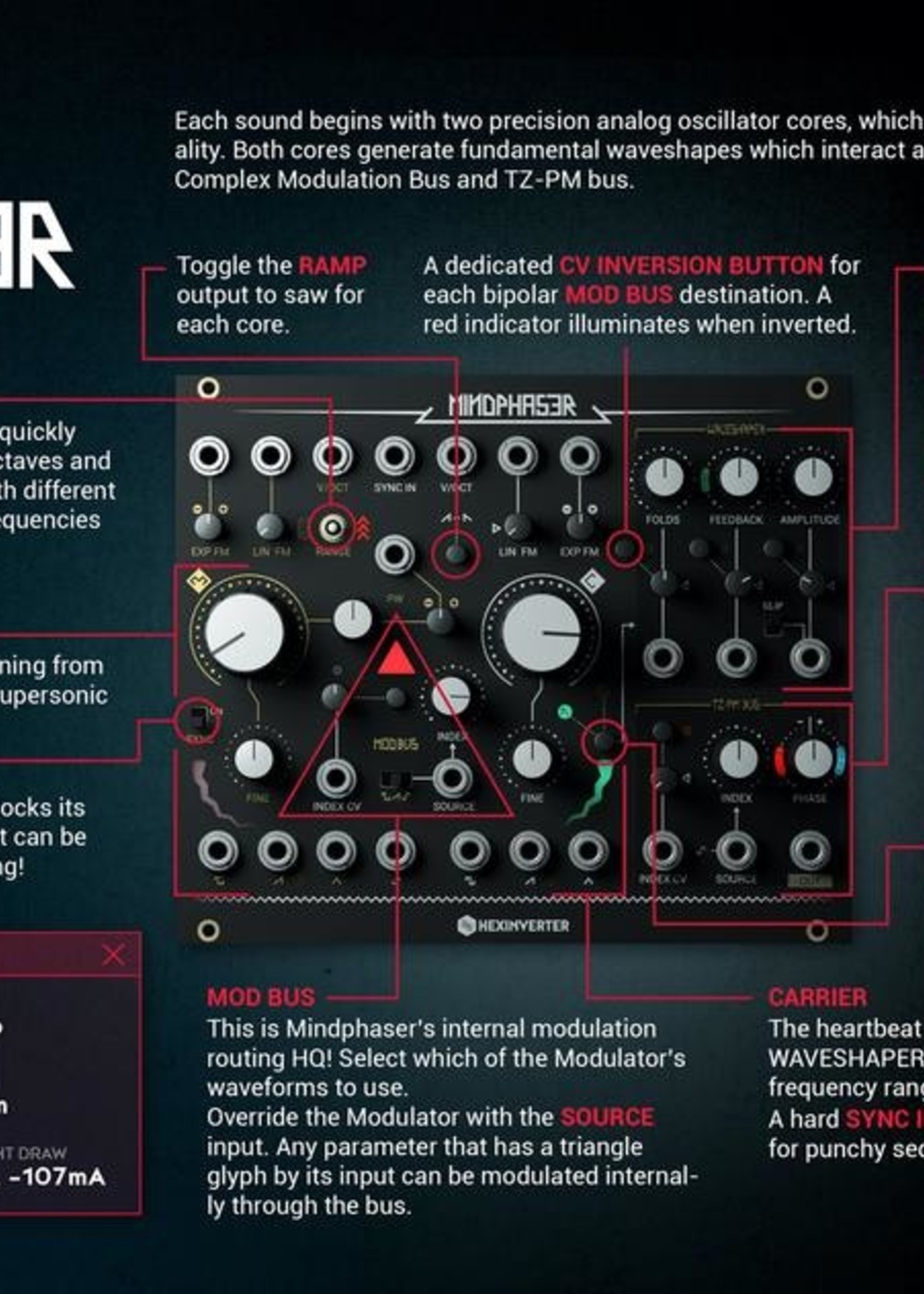 Hexinverter Électronique Mindphaser, PRE-ORDER