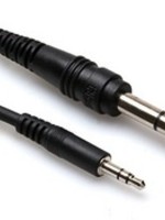 Hosa Cable, 3.5mm to 1/4" Stereo, 10ft