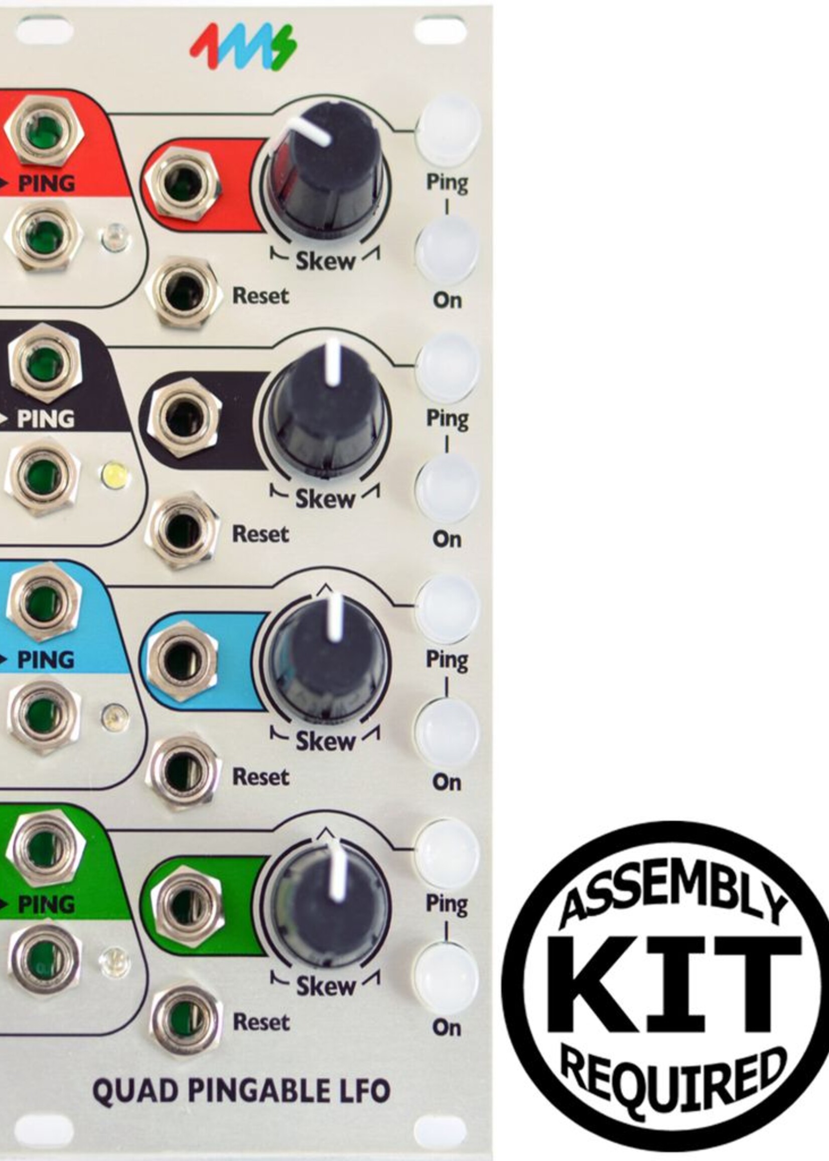 4ms QPLFO (Quad Pingable LFO), Kit