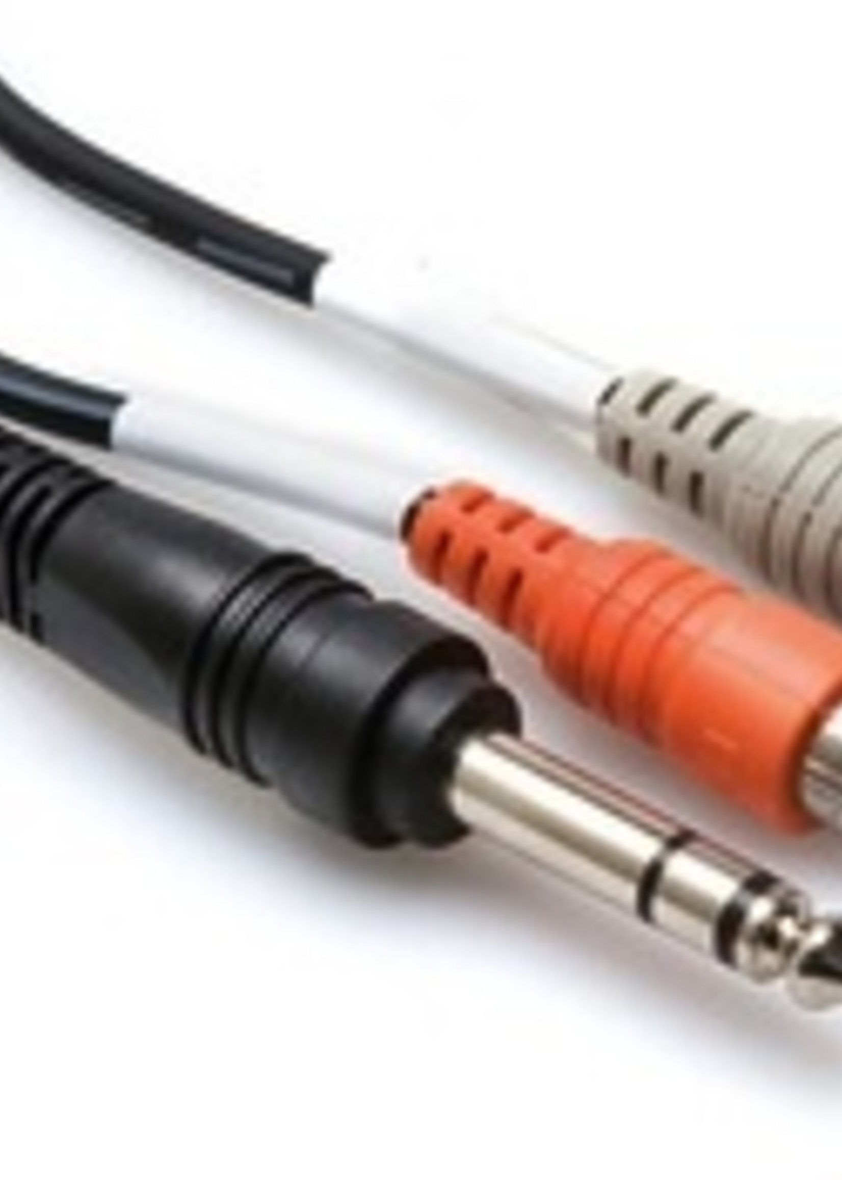 Hosa Cable, 1/4" Stereo to Dual RCA, 6ft