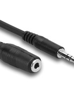 Hosa Headphone Extension Cable, 3.5mm to 3.5mm, 10ft
