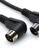 Hosa MIDI Cable, Right-Angle, 5ft