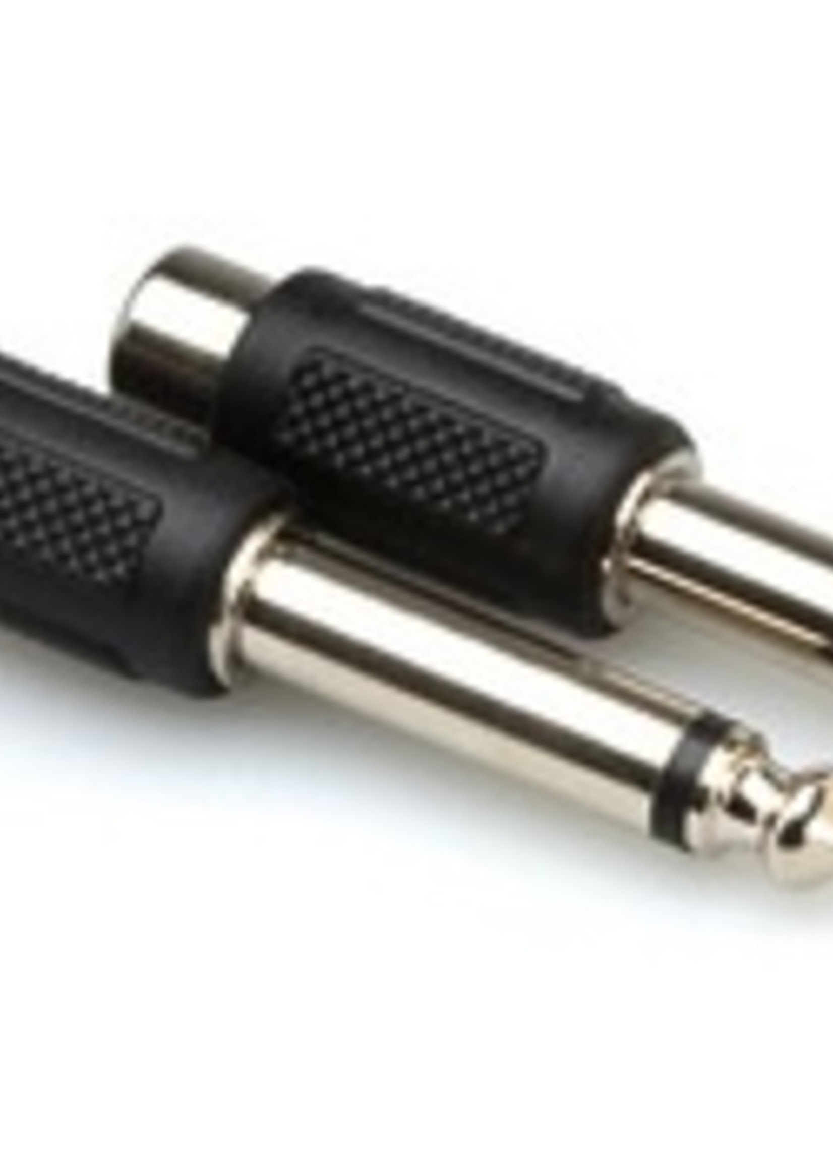 Hosa Adapter, RCA to 1/4", 2pk