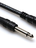 Hosa Cable, 1/4" Mono Male to RCA, 5ft