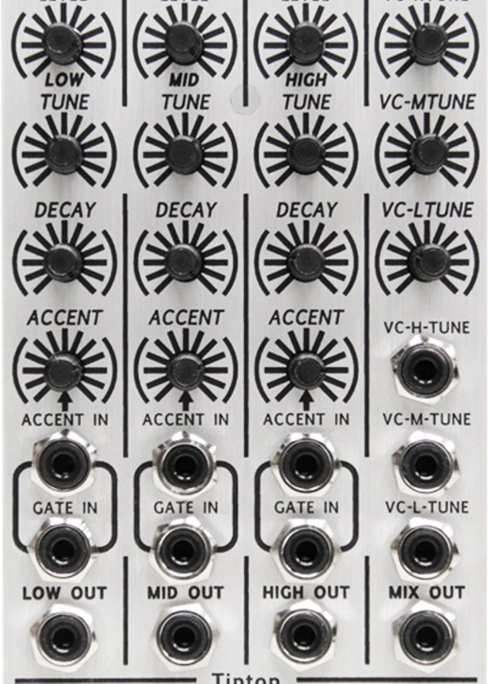 Tiptop Audio TOMS909 , Silver Panel, DEMO UNIT