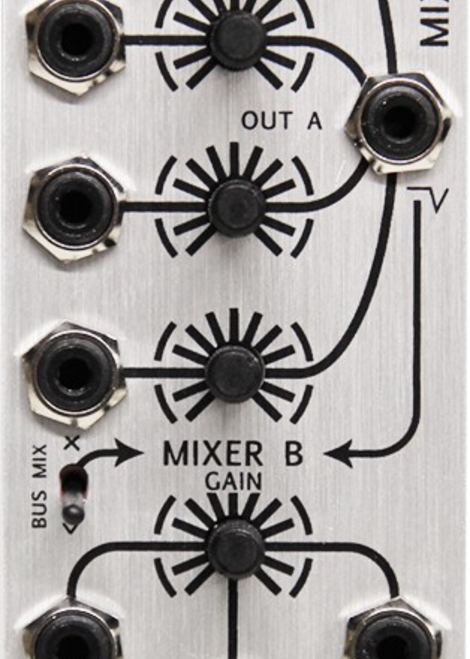 Tiptop Audio MIXZ, Silver Panel