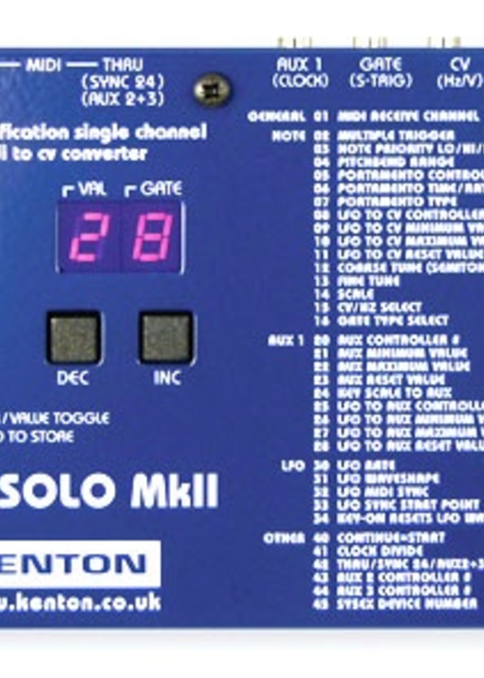 Kenton Pro-Solo mkII