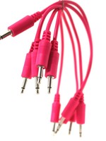 Make Noise Make Noise 6" Hot Pink 3.5mm Patch Cables 5pk