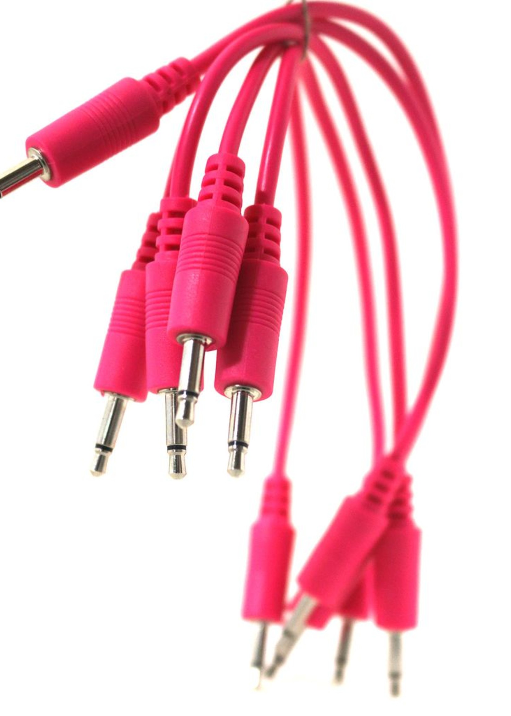 Make Noise Make Noise 6" Hot Pink 3.5mm Patch Cables 5pk