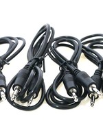 Ad Infinitum 36" Black 3.5mm Patch Cables 4pk