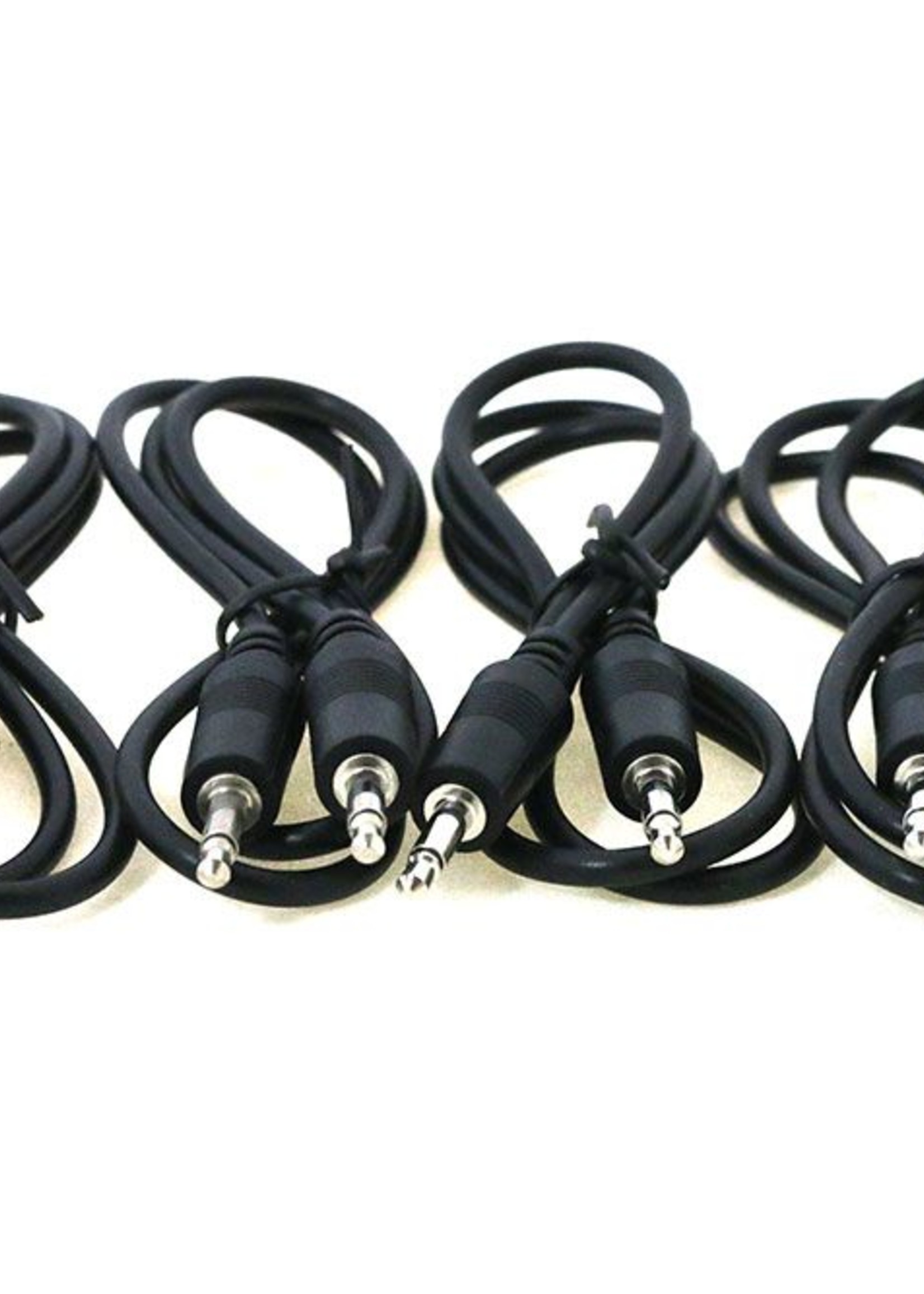Ad Infinitum 24" Black 3.5mm Patch Cables 4pk