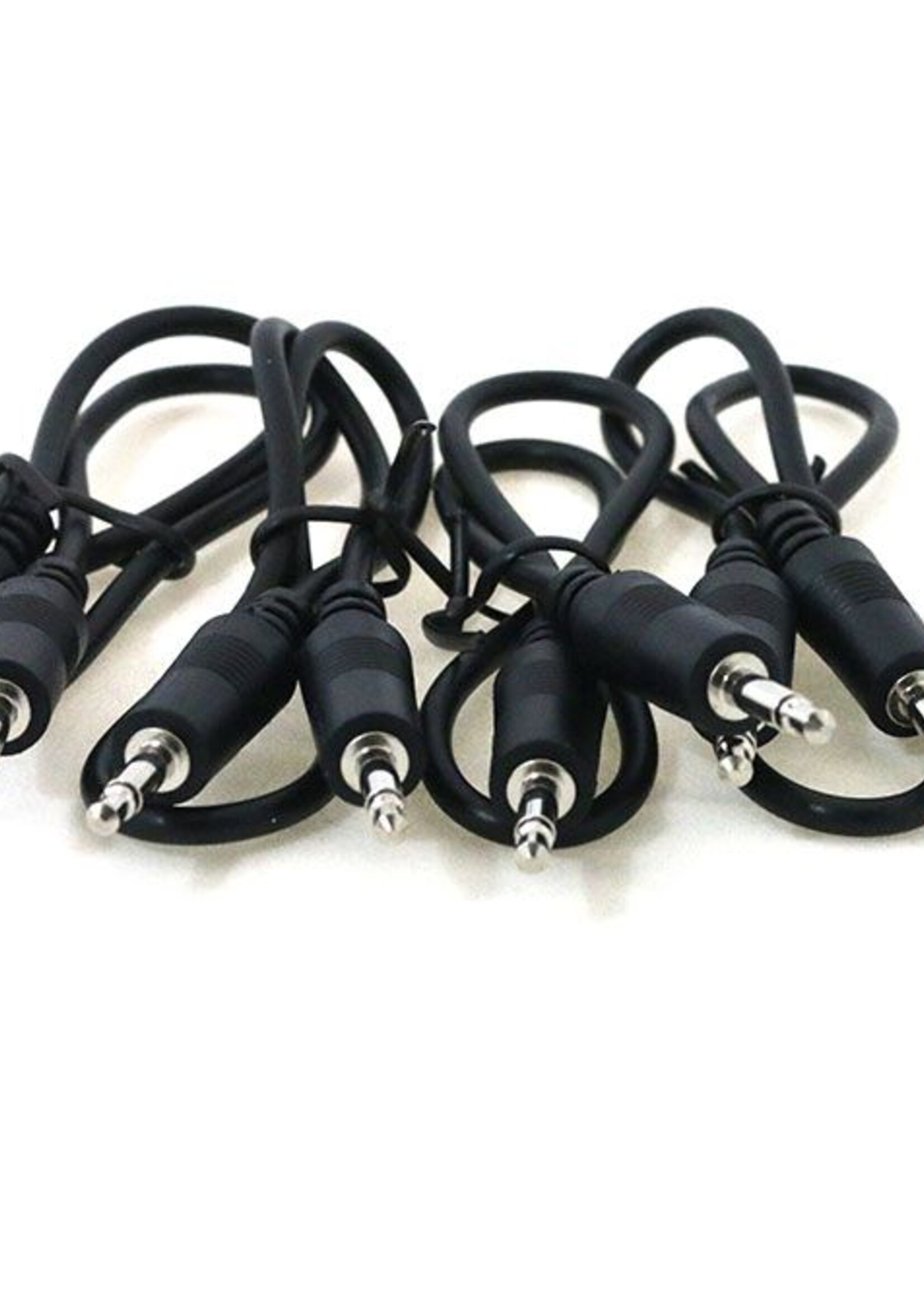 Ad Infinitum 12" Black 3.5mm Patch Cables 4pk