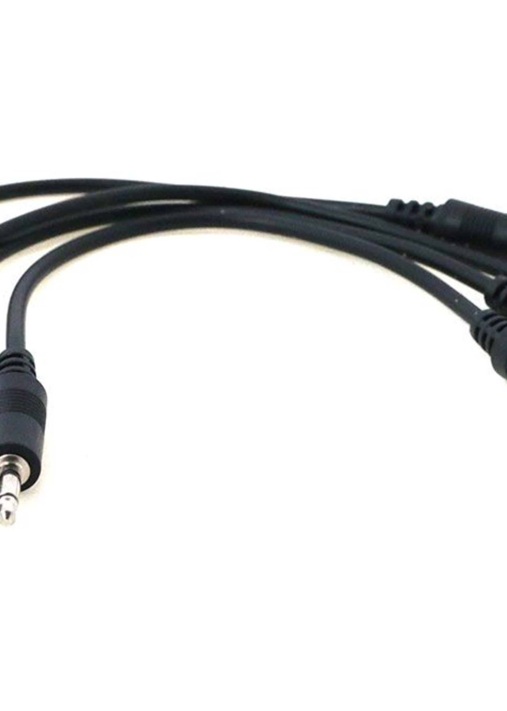 Ad Infinitum 6" Black 3.5mm Patch Cables 4pk