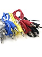 Ad Infinitum 12" Multicolor 3.5mm Patch Cables 5pk