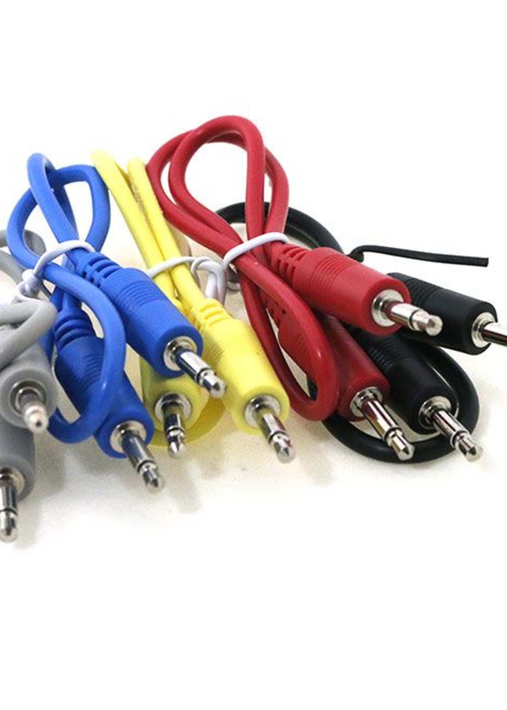 Ad Infinitum 12" Multicolor 3.5mm Patch Cables 5pk