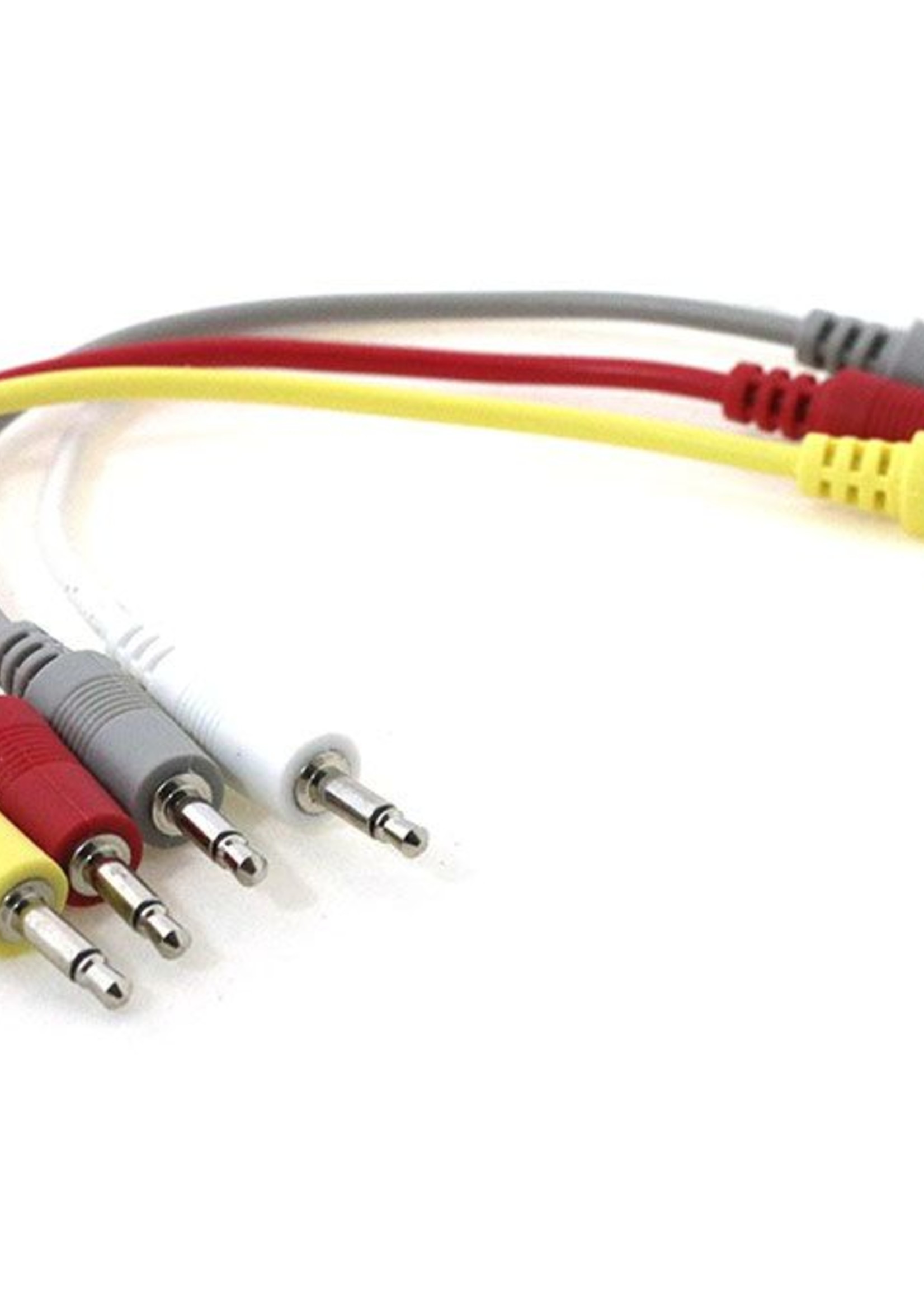 Ad Infinitum 6" Multicolor 3.5mm Patch Cables 4pk