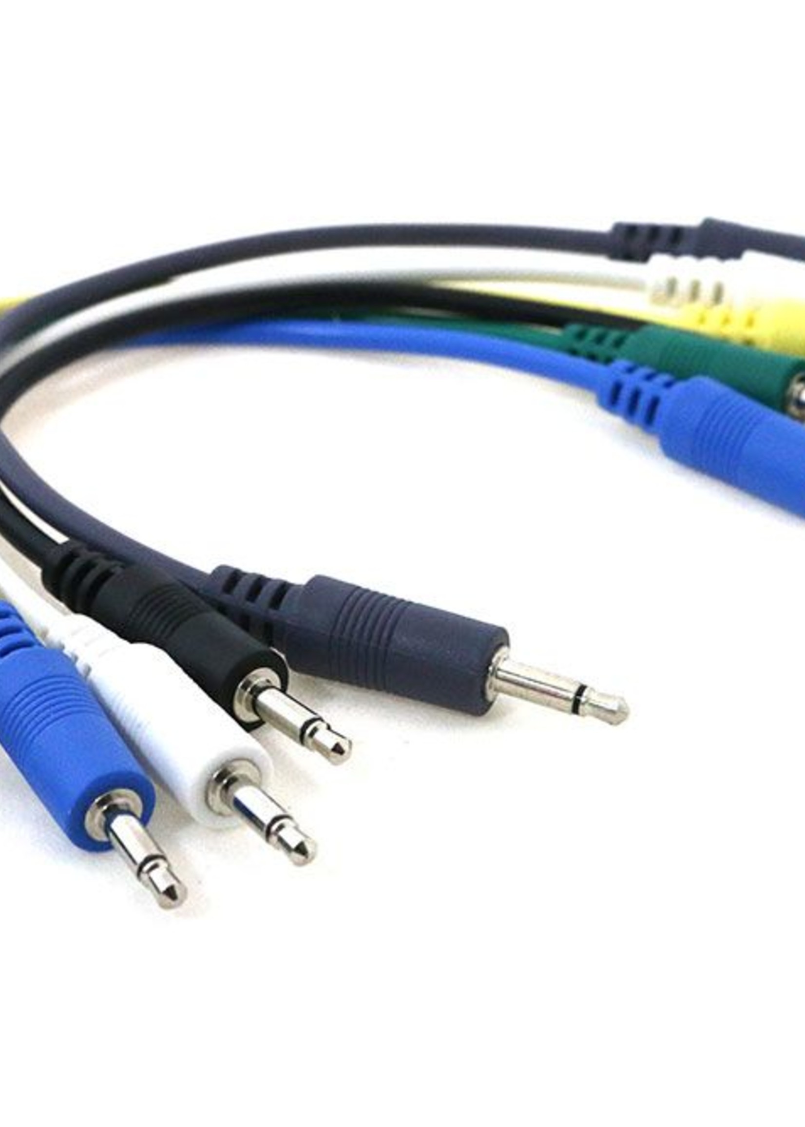 Ad Infinitum 6" Mulitcolor 3.5mm Patch Cables 6pk