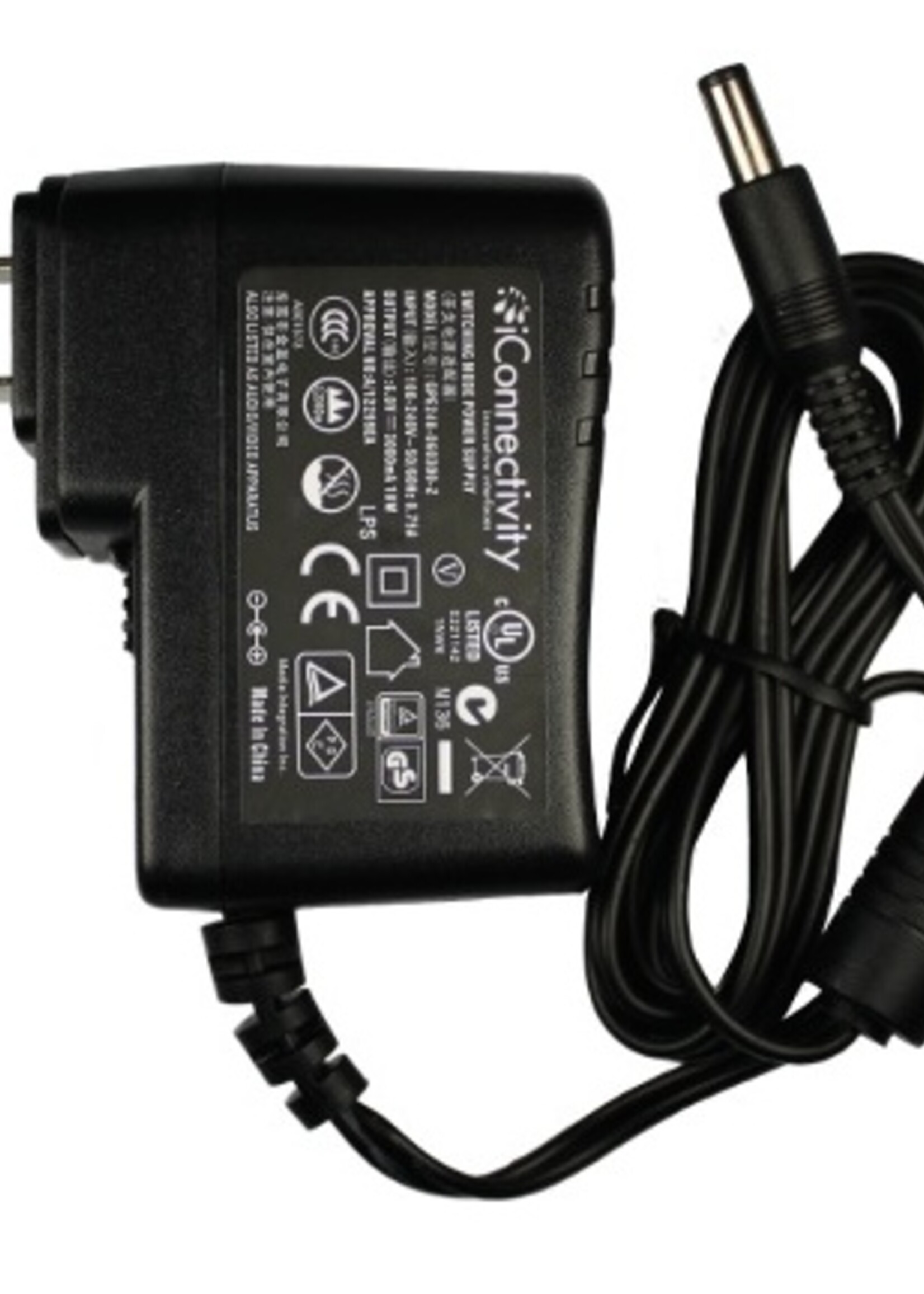 iConnectivity iCP2NA Power Adapter (for iConnectMIDI2+, N. America)