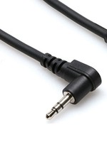 Hosa Cable, Right-Angle 3.5mm Stereo to Same, 8”