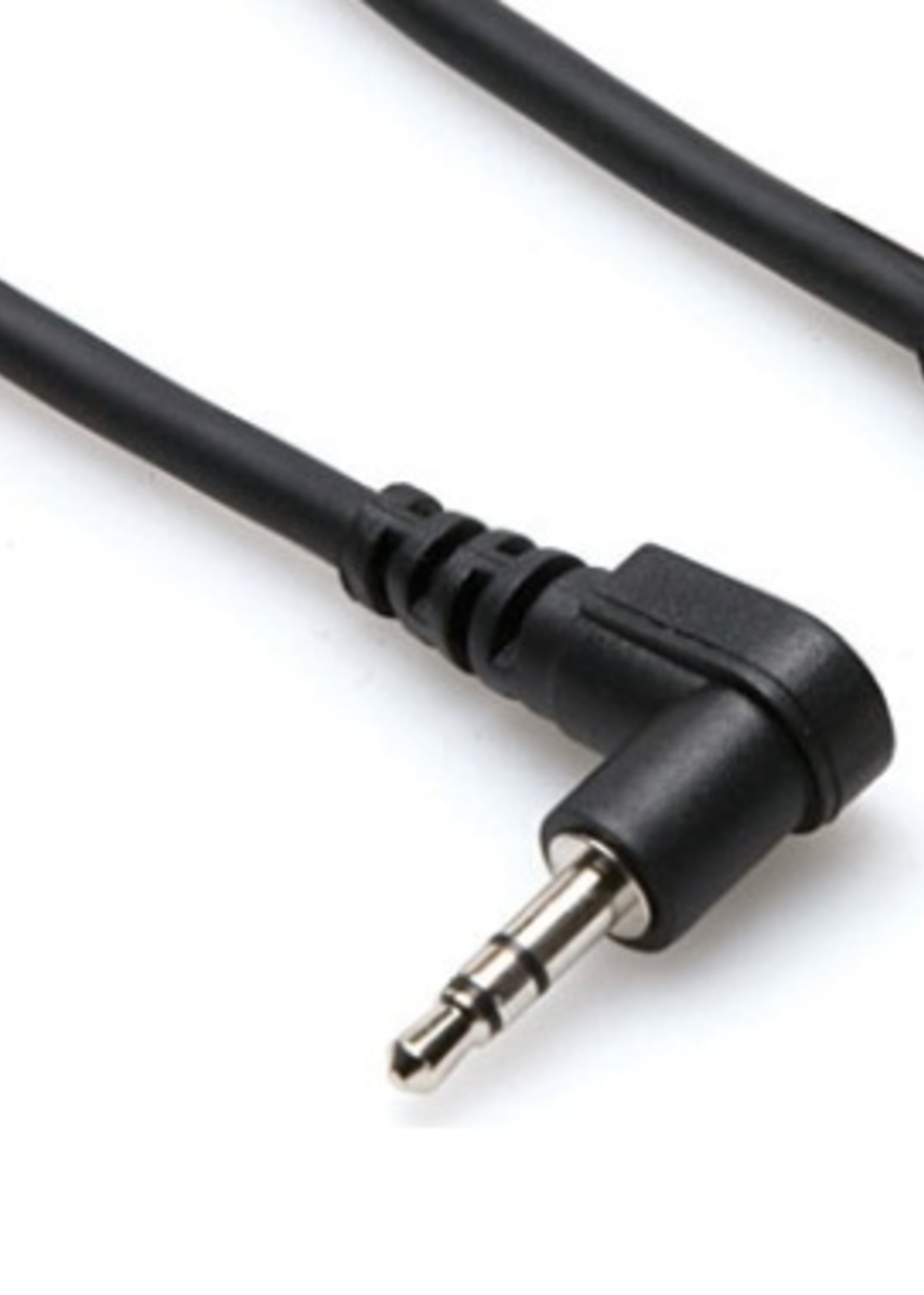 Hosa Cable, Right-Angle 3.5mm Stereo to Same, 8”