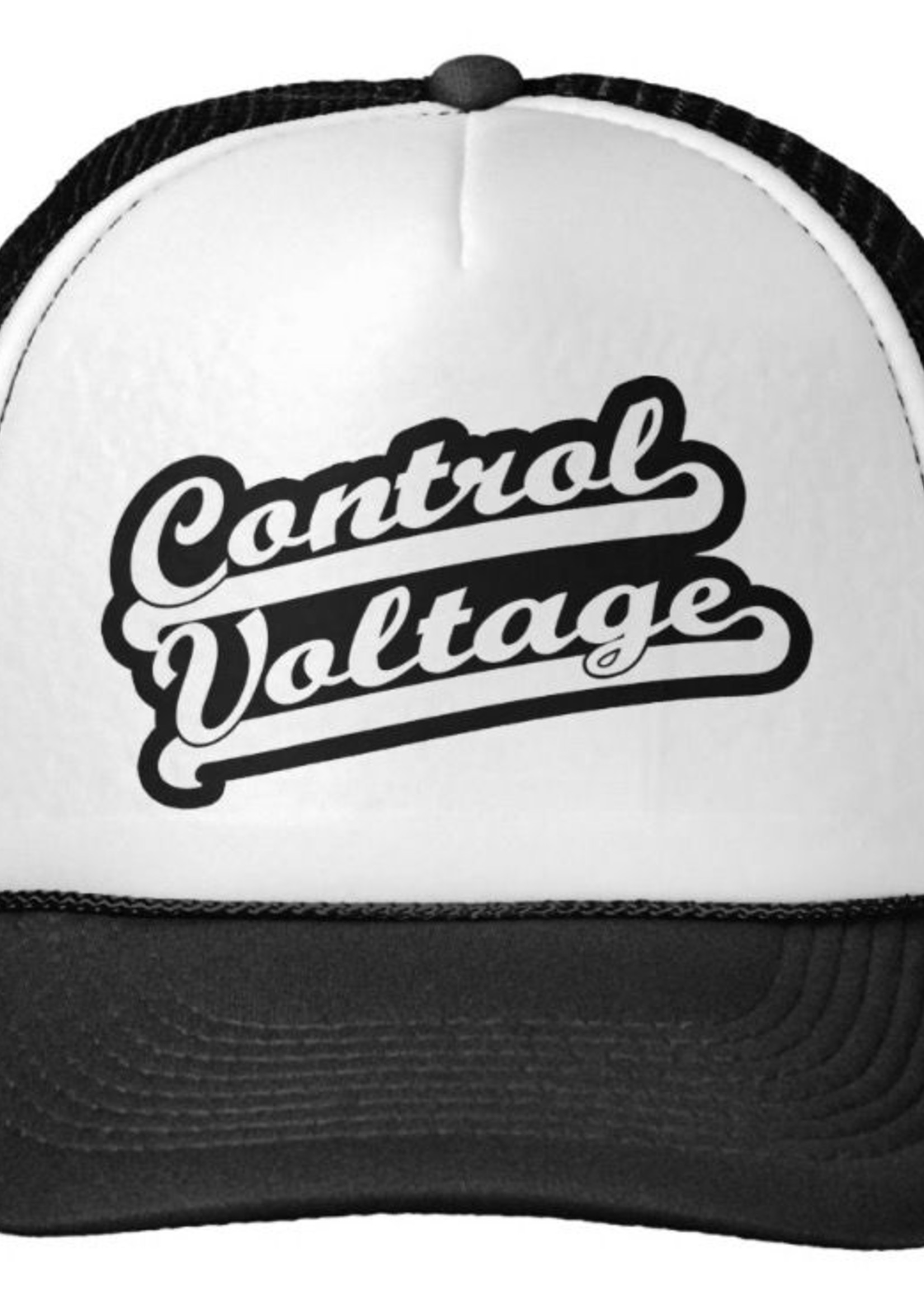 Control Voltage Trucker Hat, Baseball Font