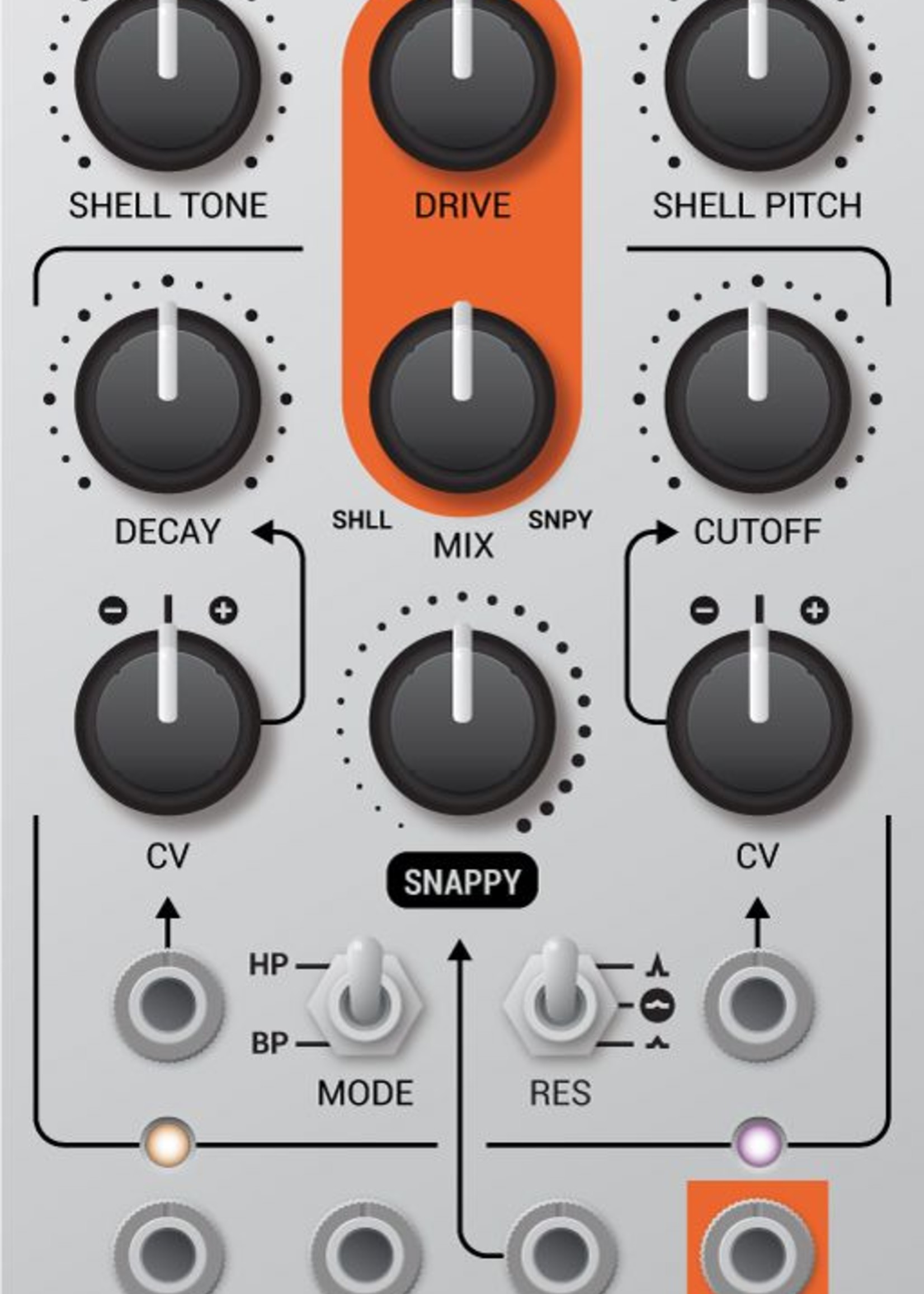 Hexinverter Électronique Mutant Snare