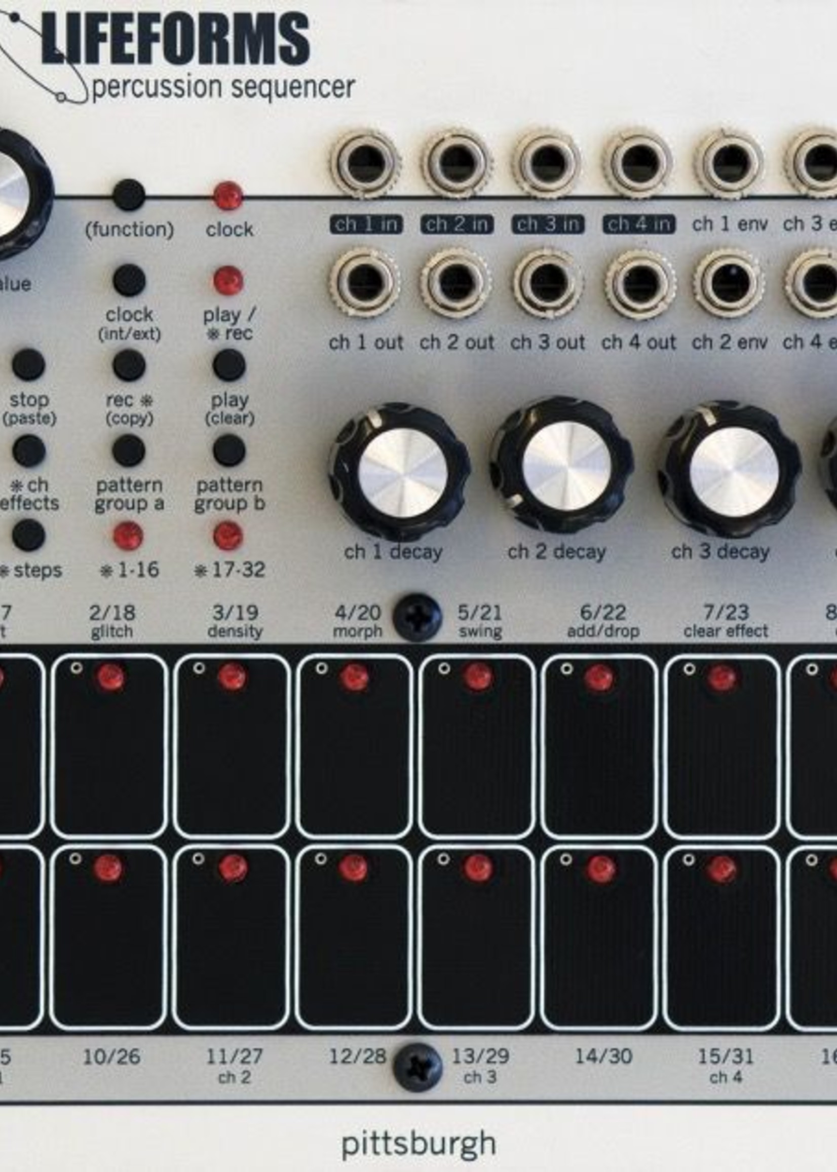 Pittsburgh Modular Lifeforms Percussion Sequencer, BLOWOUT PRICING