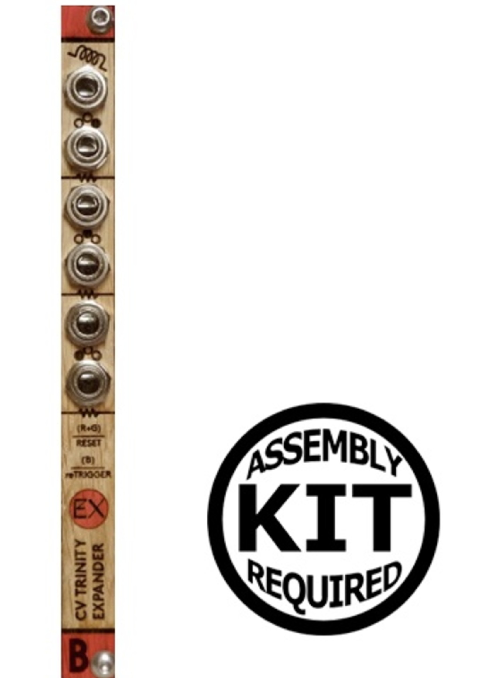 Bastl Instruments CV Trinity Expander - Wood, Kit, BLOWOUT PRICING