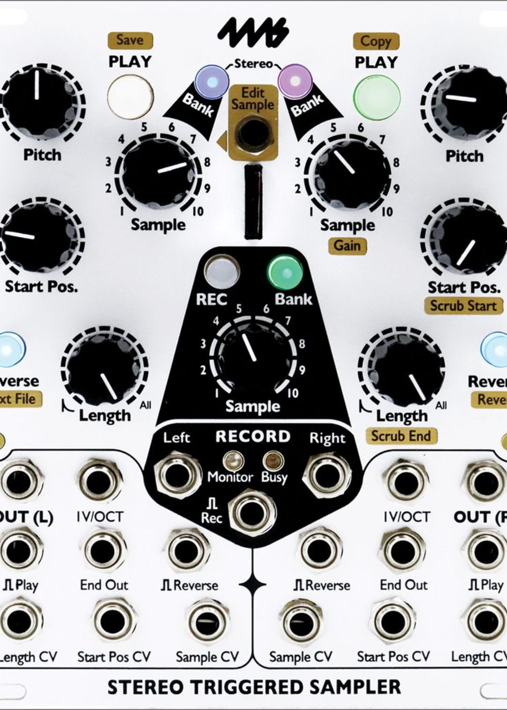 4ms STS (Stereo Triggered Sampler)