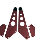 Intellijel Intellijel 4U Joiner Plates (pair), Red