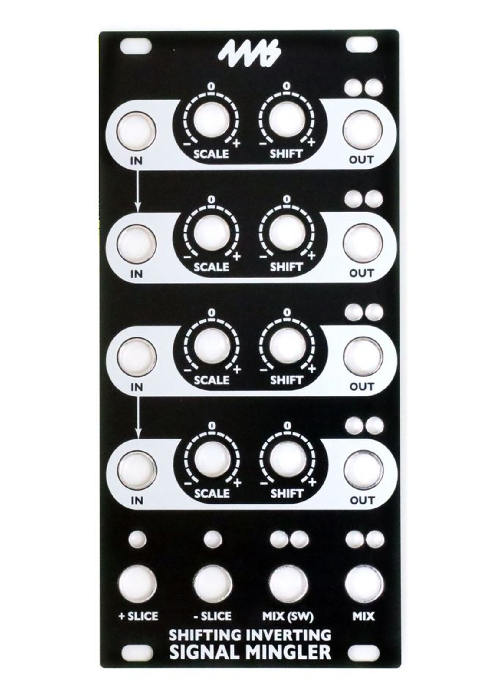 4ms SISM Faceplate - Black
