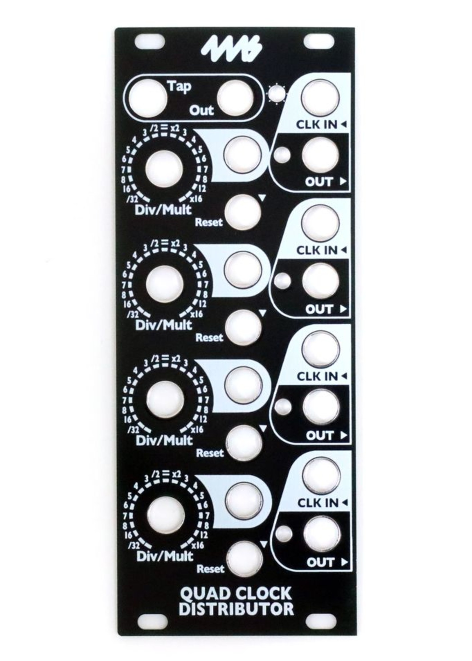 4ms QCD Faceplate - Black