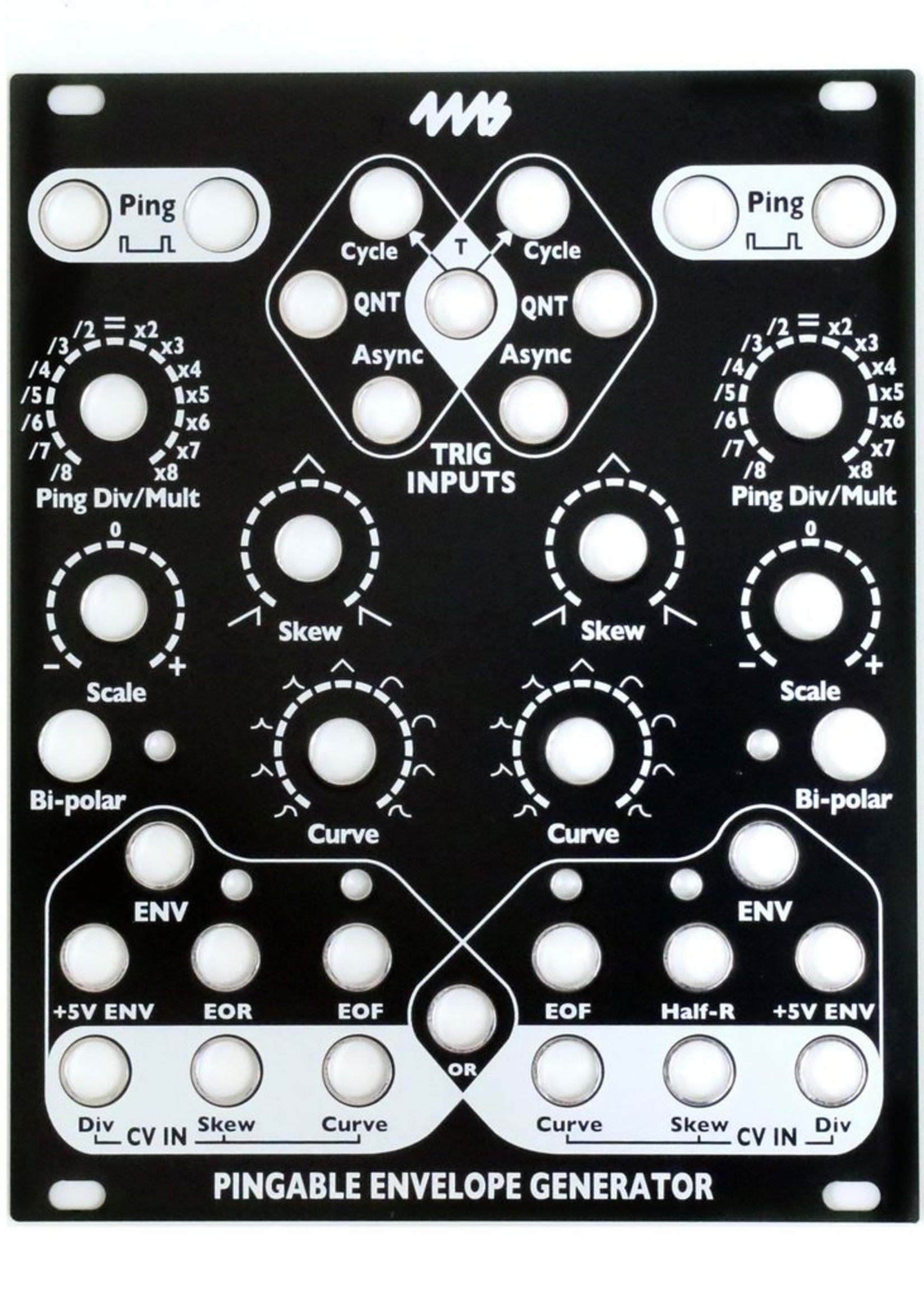 4ms PEG Faceplate - Black