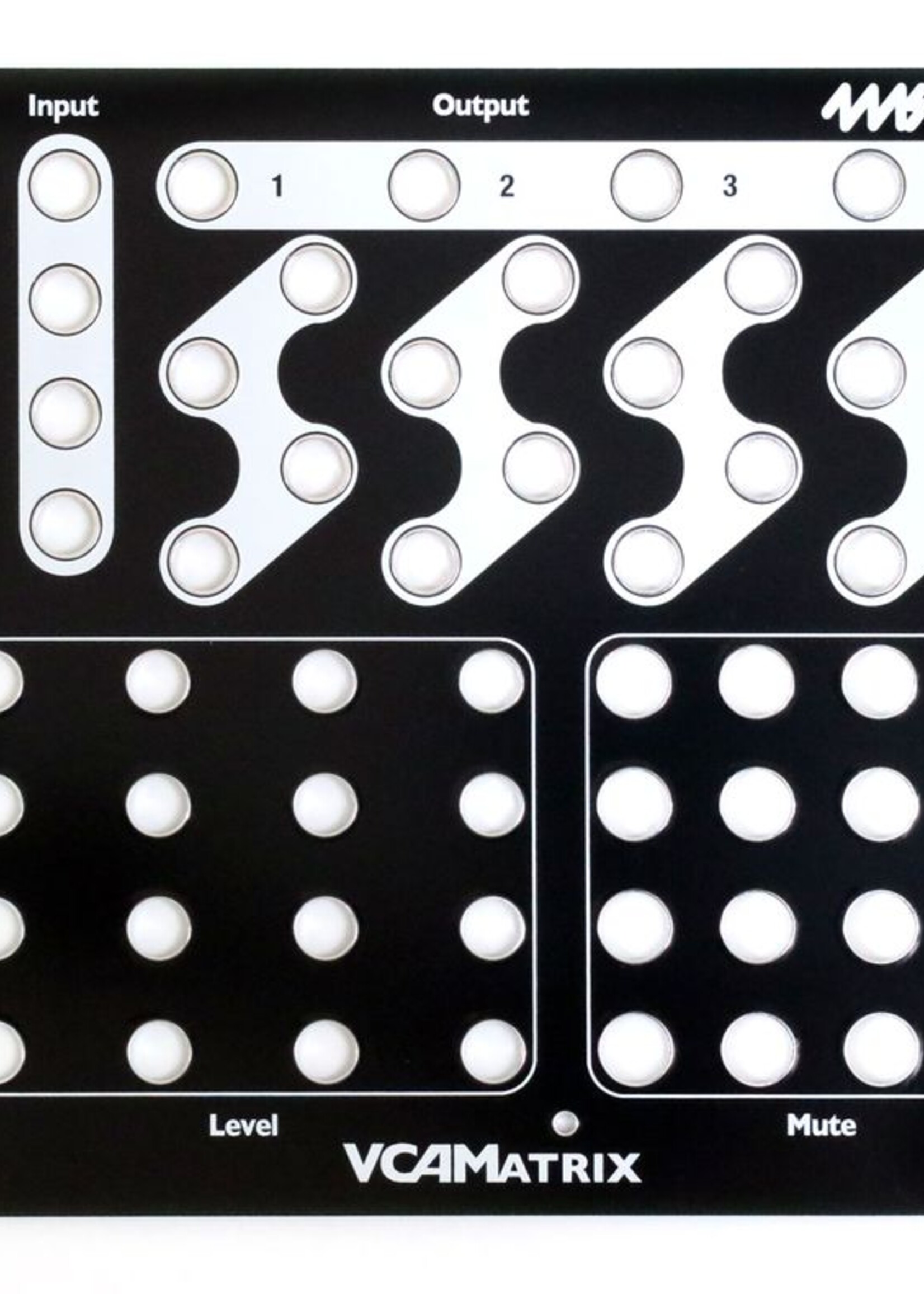 4ms VCAM Faceplate - Black