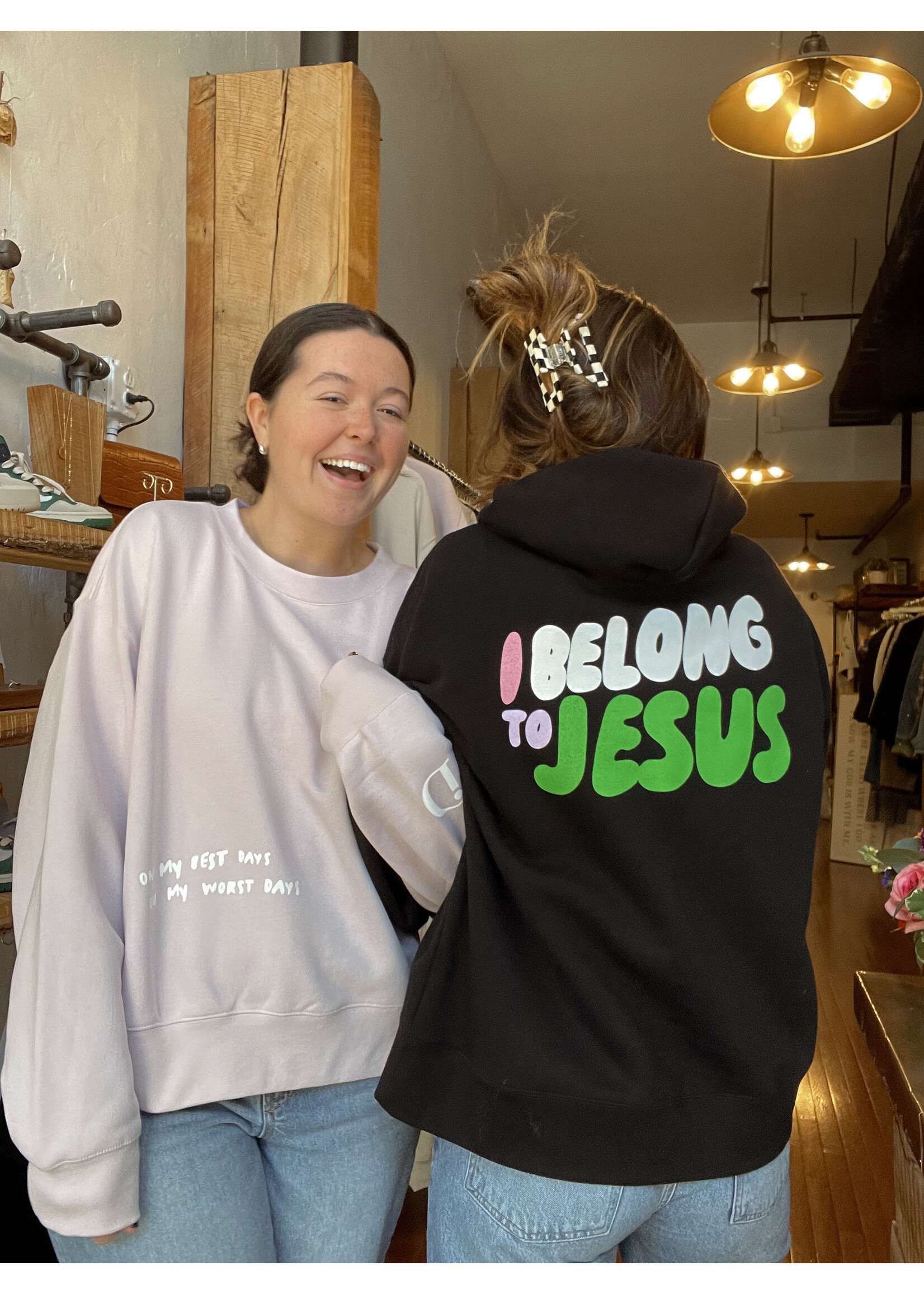 Covered by iD I Belong to Jesus Crewneck