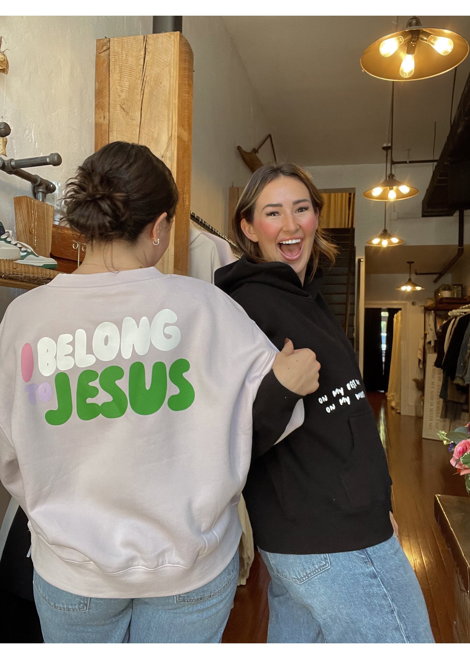 Covered by iD I Belong to Jesus Crewneck