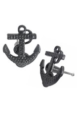 North American Country Home NACH-Anchor Door Pull-Black