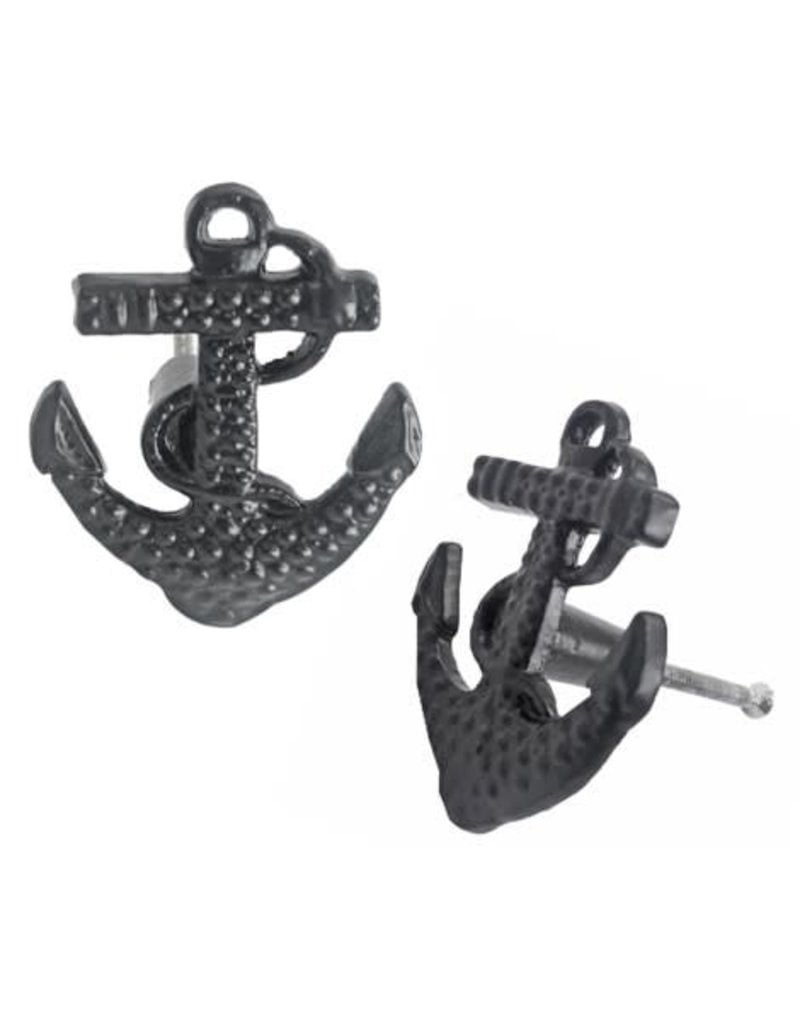 North American Country Home NACH-Anchor Door Pull-Black