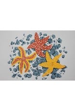 Krissie Worthman Art KW Art-Limited Edition Three Starfish