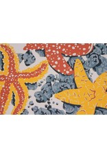 Krissie Worthman Art KW Art-Limited Edition Three Starfish